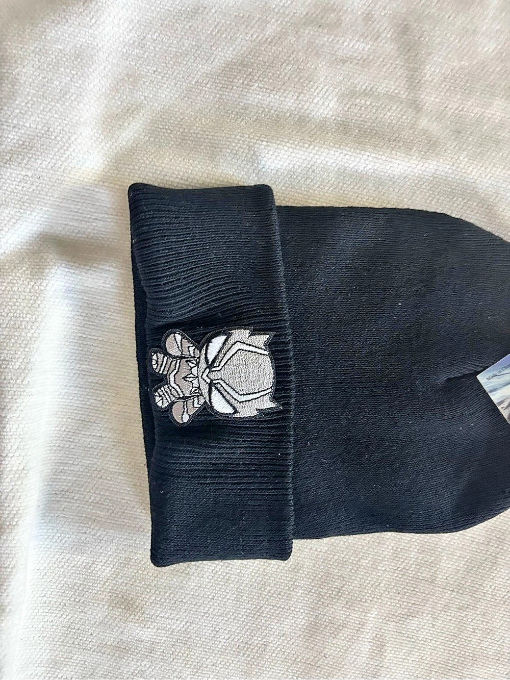 Marvel Black Panther Cuffed Beanie Black
